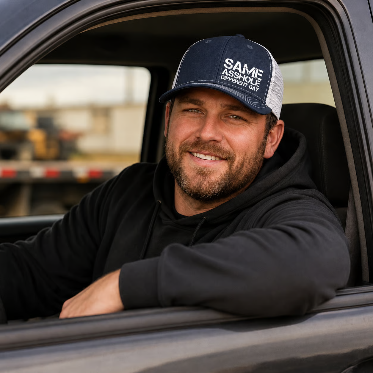 🔥Last Day 50% OFF🧢Funny Same Asshole Different Day Trucker Hat
