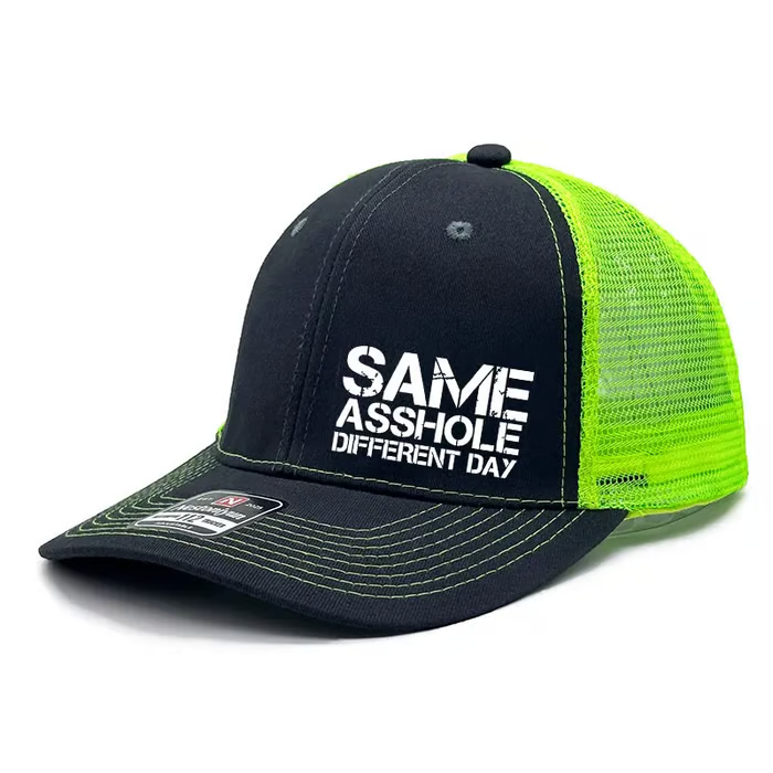 🔥Last Day 50% OFF🧢Funny Same Asshole Different Day Trucker Hat
