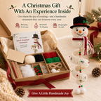🔥 LAST DAY 49% OFF ☃️ Crochet Snowman Spiral Ornament DIY Kit – Beginner-Friendly Christmas Craft Set 🧶🎄