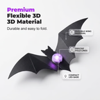 🔥 LAST DAY 50% OFF – 🦇 Halloween LED Bat Night Light | Create a Spooky Glow at Home