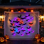 🔥 LAST DAY 50% OFF – 🦇 Halloween LED Bat Night Light | Create a Spooky Glow at Home