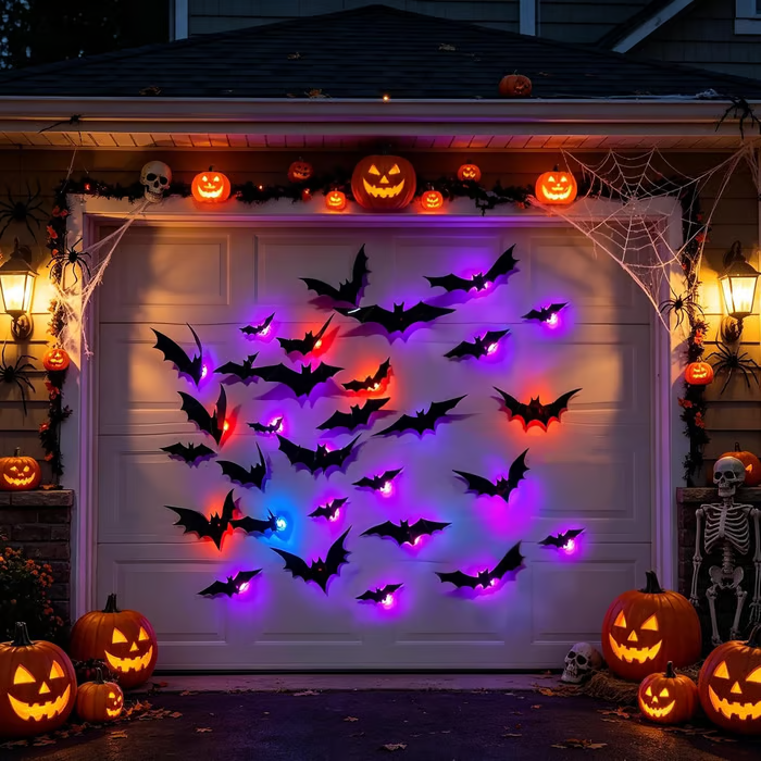 🔥 LAST DAY 50% OFF – 🦇 Halloween LED Bat Night Light | Create a Spooky Glow at Home