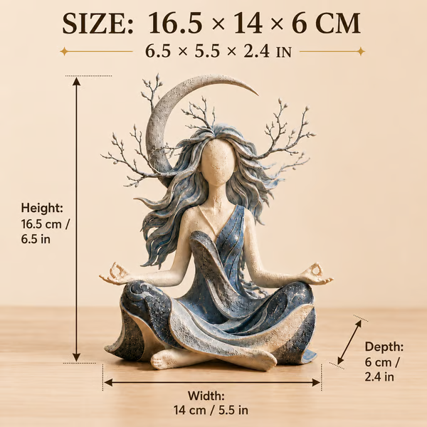 🔥 LAST DAY 49% OFF – 🌙 Find Peace Within | Serenity Growth™ Figurine 🧘