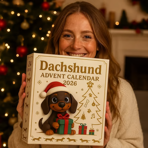 🎄🐶 2026 Dachshund Advent Calendar – 24 Days of Adorable Christmas Surprises! 🎁