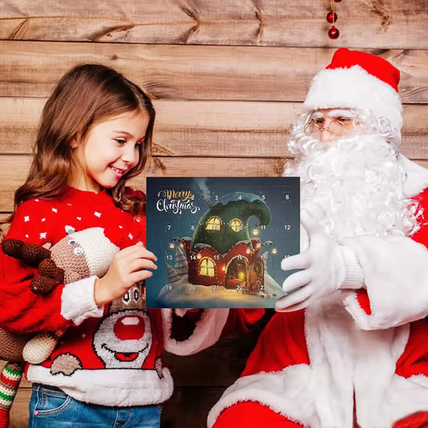 ✨ 24-Day Christmas Charm Advent Calendar – DIY Bracelet Kit for Girls 🎄