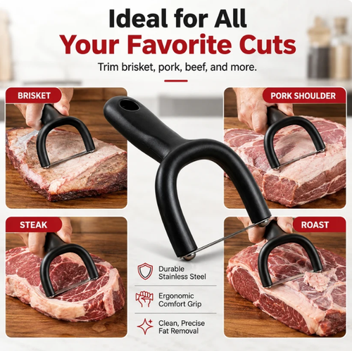 🔥 50% OFF! Handheld Meat Fat Trimmer – Faster Beef & Pork BBQ Prep
