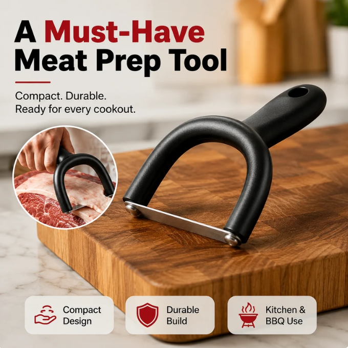 🔥 50% OFF! Handheld Meat Fat Trimmer – Faster Beef & Pork BBQ Prep