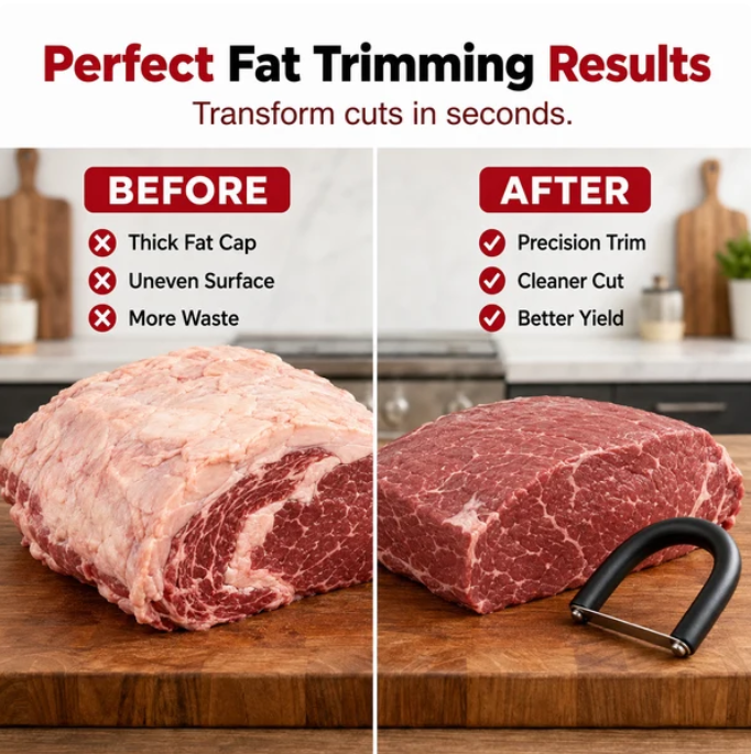 🔥 50% OFF! Handheld Meat Fat Trimmer – Faster Beef & Pork BBQ Prep
