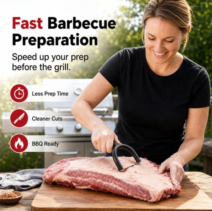 🔥 50% OFF! Handheld Meat Fat Trimmer – Faster Beef & Pork BBQ Prep