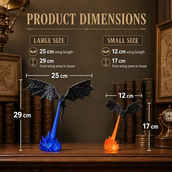 🔥 Last Day 60% OFF 🔥 Dragon’s Flame Book Nook | Bring a Fantasy World to Your Bookshelf 🐉✨