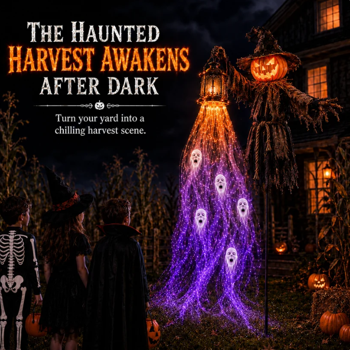 🎃 49% OFF – Halloween Soul Harvester Animated Garden Light