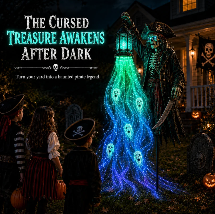 🎃 49% OFF – Halloween Soul Harvester Animated Garden Light
