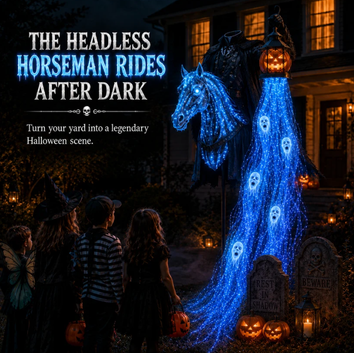 🎃 49% OFF – Halloween Soul Harvester Animated Garden Light
