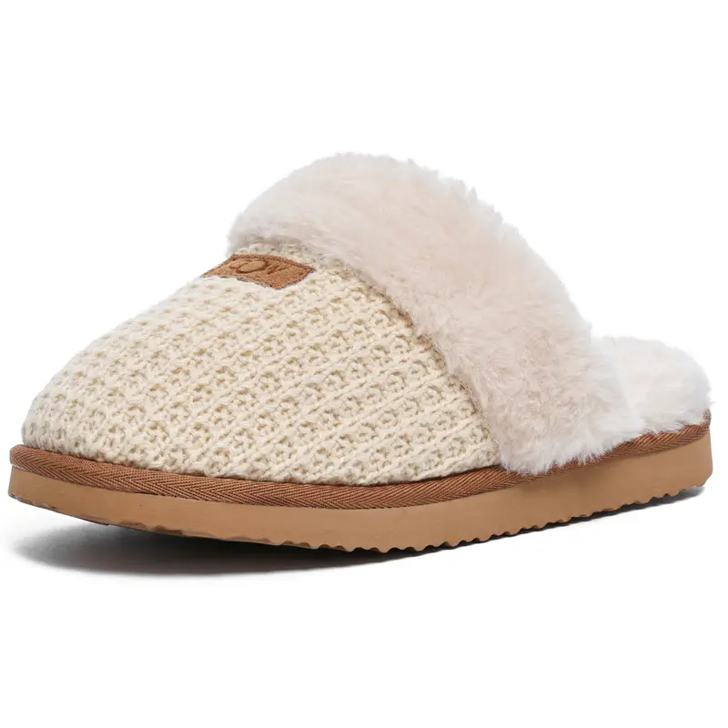 🧸 Women’s Cozy Fuzzy Slippers – Soft Memory Foam House Shoes