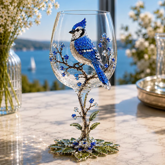🎅 2026 Christmas Gift – 50% OFF 🎁 | 🐦 3D Bird Wine Glass Collection