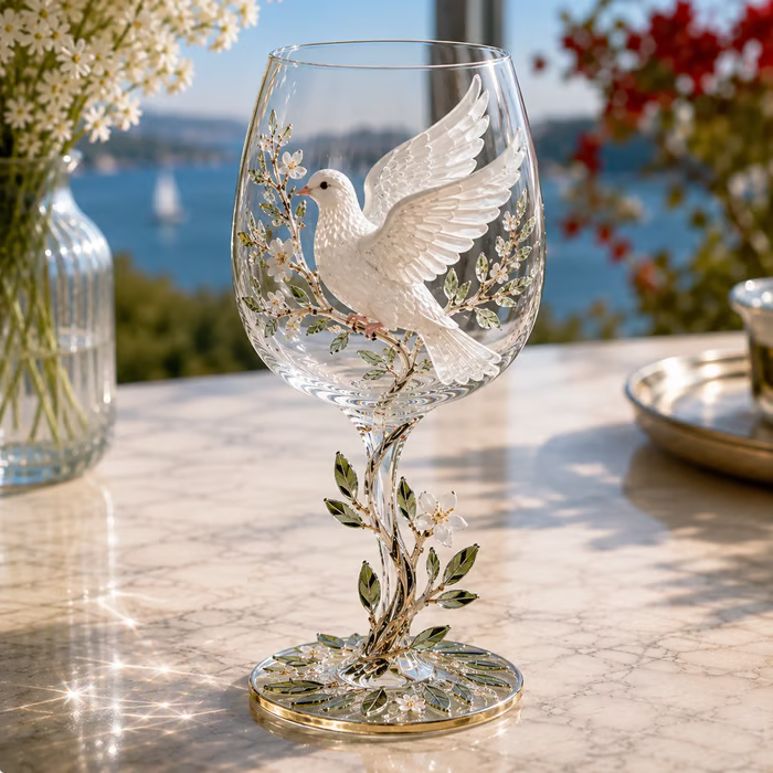 🎅 2026 Christmas Gift – 50% OFF 🎁 | 🐦 3D Bird Wine Glass Collection