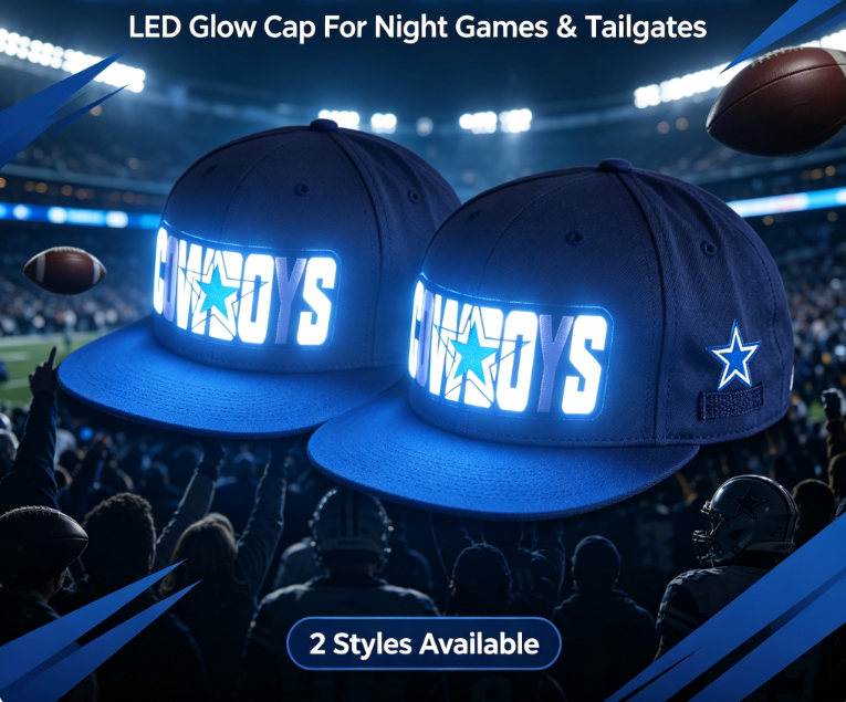 🔥 50% OFF🏈Light Up Game Day – LED Dallas Fan Snapback Hat