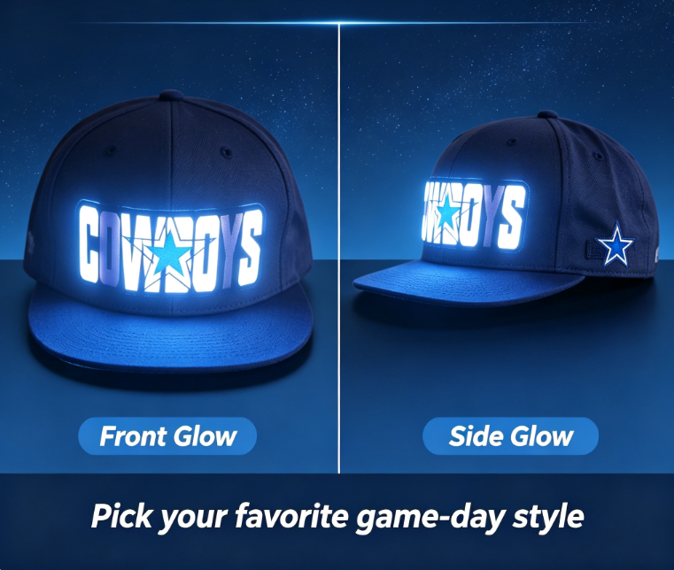 🔥 50% OFF🏈Light Up Game Day – LED Dallas Fan Snapback Hat