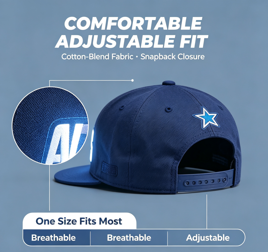 🔥 50% OFF🏈Light Up Game Day – LED Dallas Fan Snapback Hat