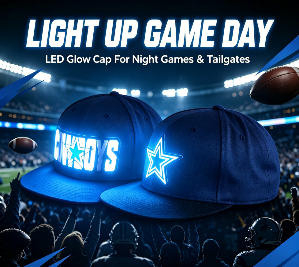 🔥 50% OFF🏈Light Up Game Day – LED Dallas Fan Snapback Hat