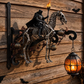 🎃 Spooky Halloween Wall Hook – Metal Outdoor Hanger for Porch & Garden Decor