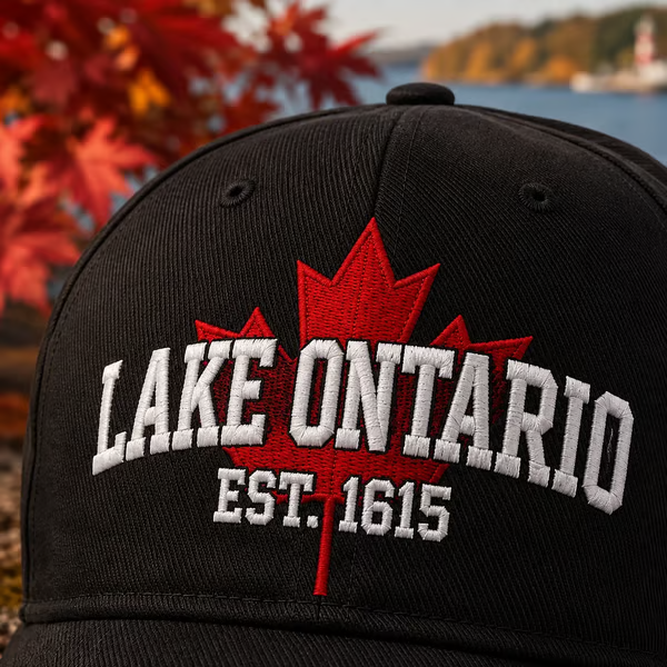 🔥 LAST DAY 50% OFF – 🍁 Lake Ontario Forever Heritage Embroidered Cap