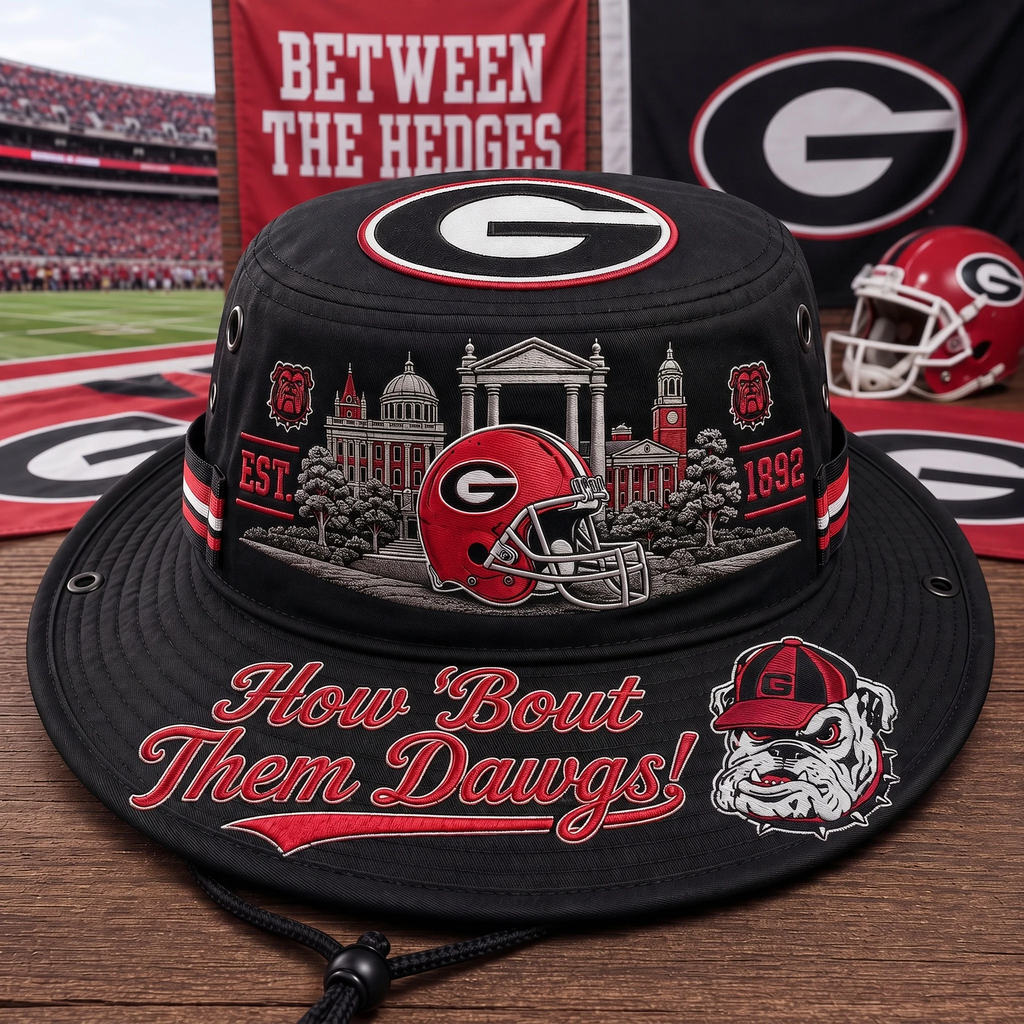 49% OFF – How ’Bout Them Dawgs? 🐶 Georgia Football Boonie Hat