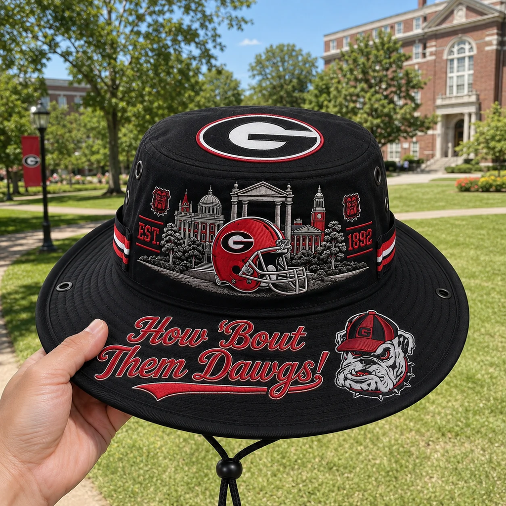 49% OFF – How ’Bout Them Dawgs? 🐶 Georgia Football Boonie Hat