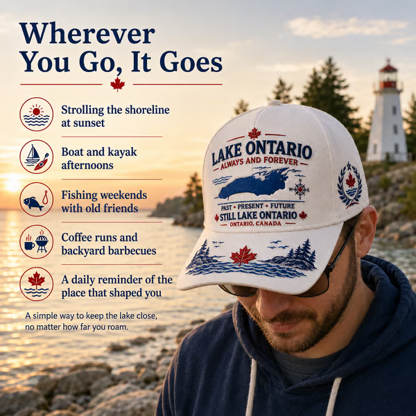 🔥 LAST DAY 50% OFF – 🍁 Lake Ontario · A Story Worth Wearing