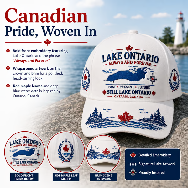 🔥 LAST DAY 50% OFF – 🍁 Lake Ontario · A Story Worth Wearing