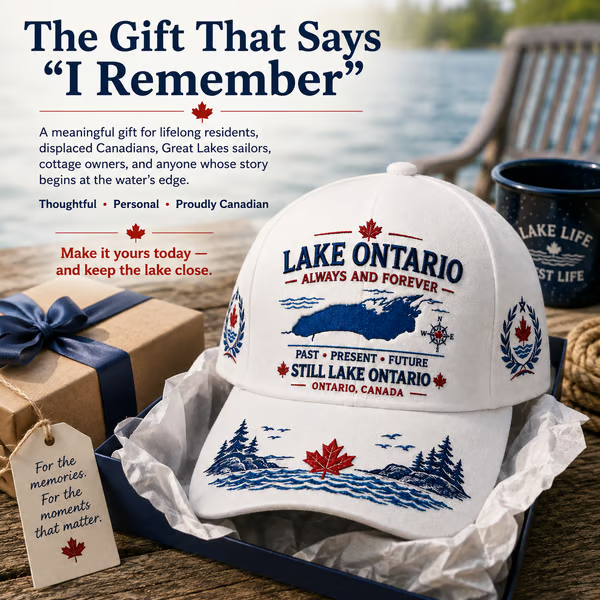 🔥 LAST DAY 50% OFF – 🍁 Lake Ontario · A Story Worth Wearing