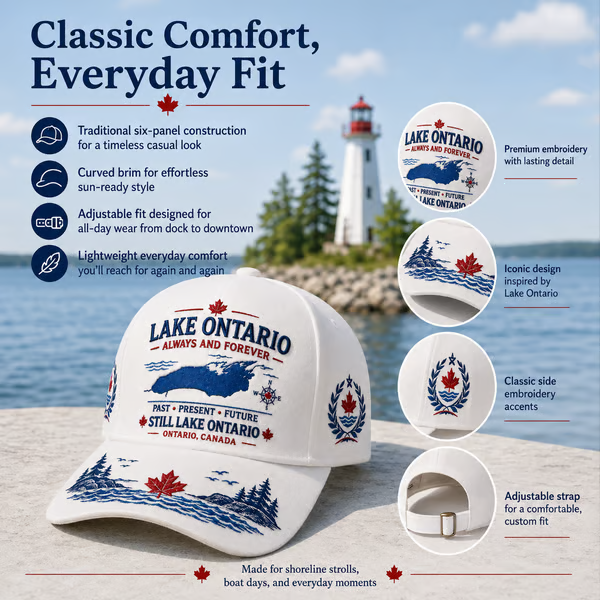 🔥 LAST DAY 50% OFF – 🍁 Lake Ontario · A Story Worth Wearing