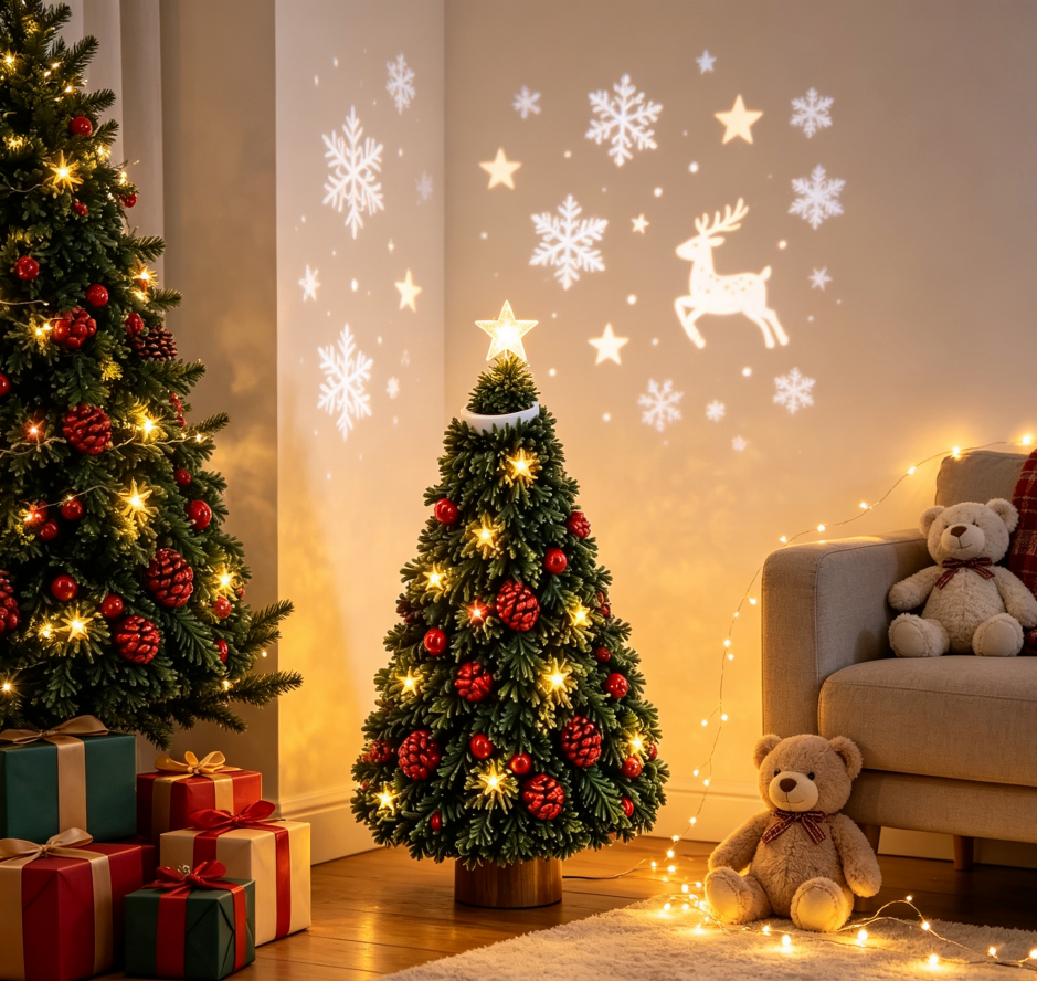 🎄 LAST DAY 49% OFF – Christmas Tree Projector | Magical Holiday Light Decor ✨