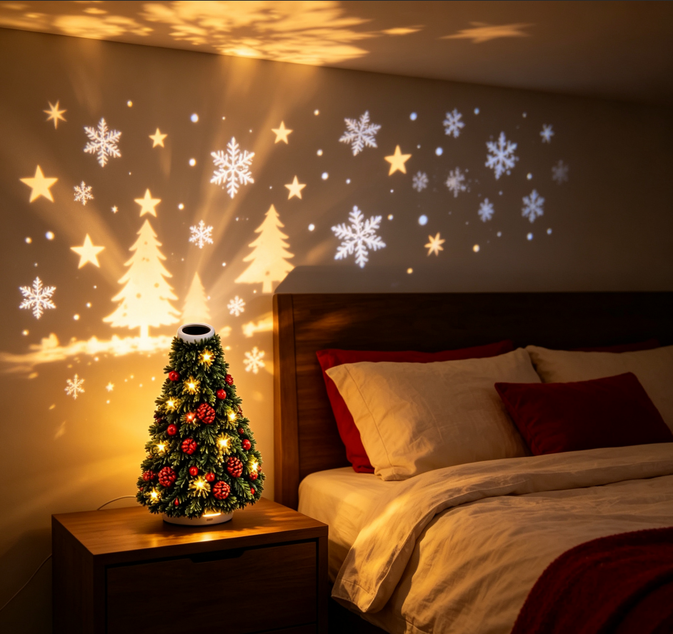 🎄 LAST DAY 49% OFF – Christmas Tree Projector | Magical Holiday Light Decor ✨