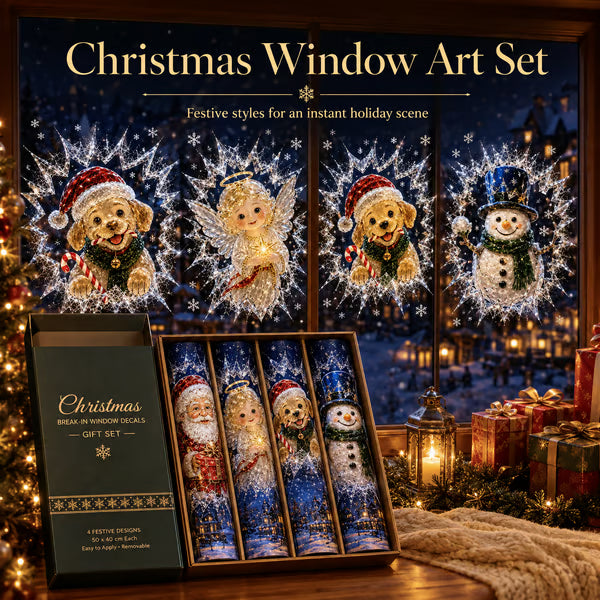 🔥 Last Day: 50% OFF! 🎄 2026 Christmas Window Decals ❄️🎅